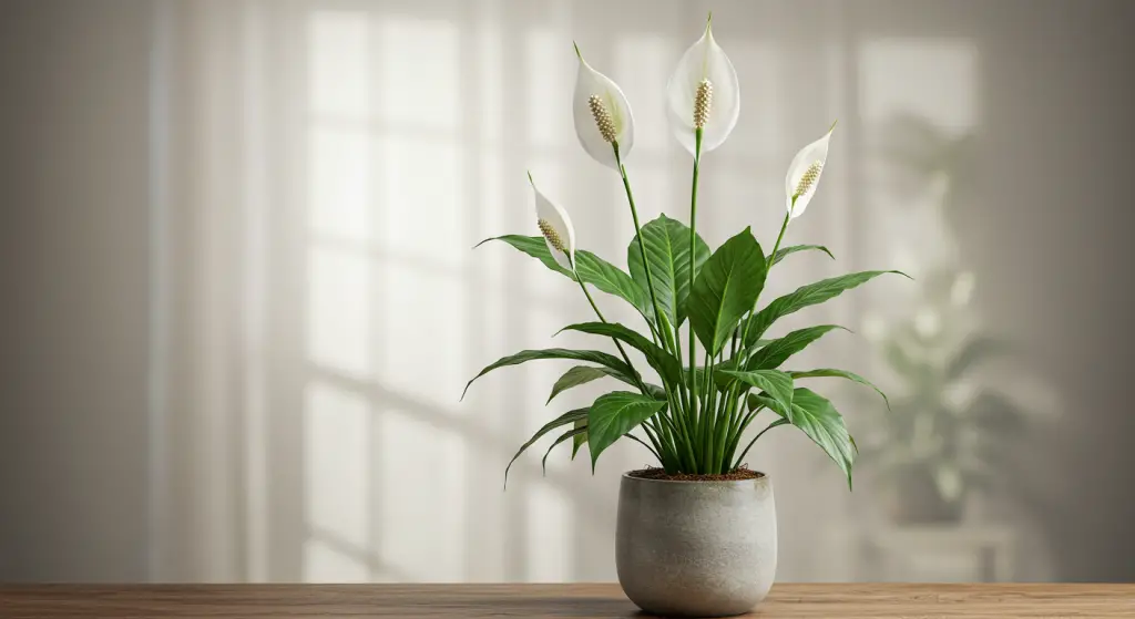 Peace lily, forget water: water it with this and it will last you forever.