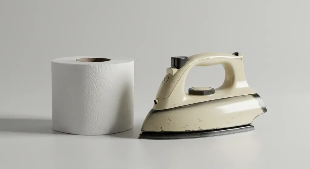 Toilet paper and iron: a home trick that will save you money